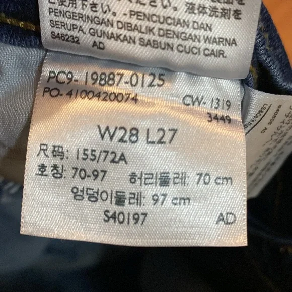 Levi’s Boyfriend jeans 28/27 - Picture 4 of 6